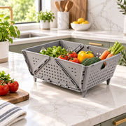 Foldable Storage Basket – Ventilated & Space-Saving | Tidy Table