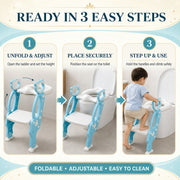 Potty Training Seat – Step Stool Ladder for Toddlers | Bub Barrier