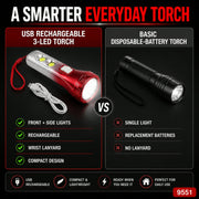 LED Torchlight – USB Rechargeable & Multi-functional |