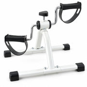 Mini pedal exerciser on white background
