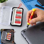 18 Pc precision screwdriver kit for multipurpose repair work