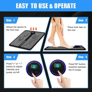Foot Massagers for Pain and Circulation, Electric Foot Massager Mat