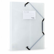 Elastic file folder white bg