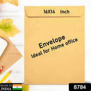 A large brown kraft envelope with 