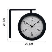 Wall clock size 26 by 20 cm
