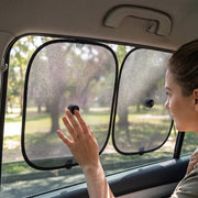 Car side window sun protection