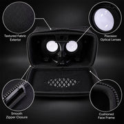 VR headset lens view