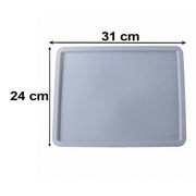 Plastic serving tray size 31 cm by 24 cm