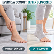 Ankle support sleeve white bg