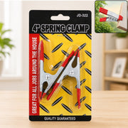 4 Inch Metal Spring Clamps - Strong Grip for Home & DIY