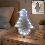 LED Penguin Infinity Mirror Light – Mesmerizing Home Decor