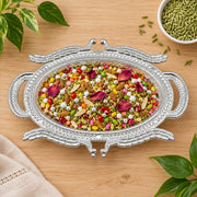 Mukhwas Serving Tray – Elegant Dry Fruit & Candy Plate | Jiaqi