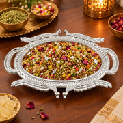 Mukhwas Serving Tray – Elegant Dry Fruit & Candy Plate | Jiaqi