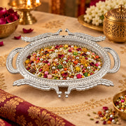 Mukhwas Serving Tray – Elegant Dry Fruit & Candy Plate | Jiaqi