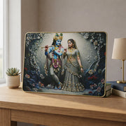 Radha Krishna Wall Frame – Elegant Spiritual Home Decor