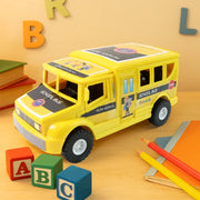 Kids Vehicle Toy Combo – Remote Control Helicopter, Tractor & School Bus (3 Pc Set)