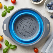 Silicone strainer fold detail