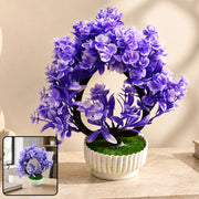 Artificial Flower Plant with Pot – Home & Office Decor | Styleva