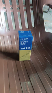 A blue and tan box labeled 